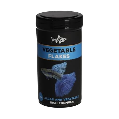 FishScience Vegetable Flakes for Algae Fish Cover