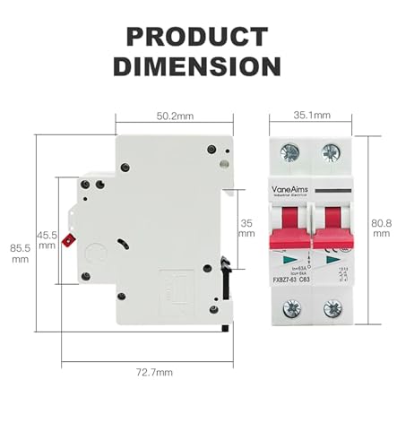 Disjoncteur de protection contre surcharge DC 500V VaneAims - 3