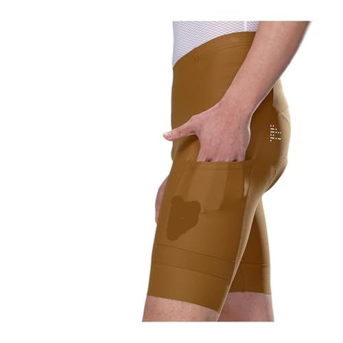 Calzas Ciclismo Hombre Marrón Talle S miniatura 1