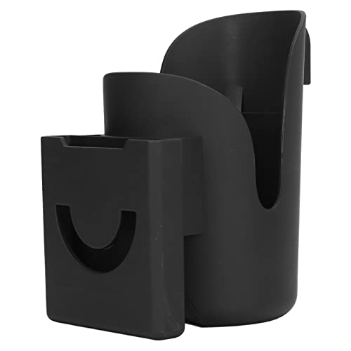 Universal Stroller Cup Holder Plastic Adjustable Baby Carriage Bottle Holder with Phone Slot for Strollers and Trolleys ABS Material Lightweight