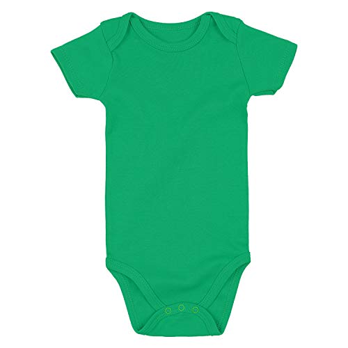 ROMPERINBOX Unisex Baby Onsies Solid Baby Bodysuit Romper Blank for 0-24 Months Boys Girls