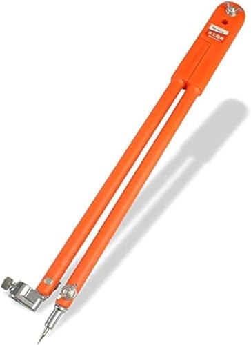 GEBYUI 工業級デジタル巻尺 高炭素鋼コンパス スチール定規 校園・木工・製図兼用 0.1mm 高精度 鉛筆ホルダー付き 長期耐用の測定製図用品?