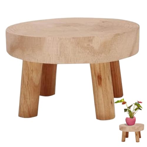 Table d'appoint polyvalente en bois massif durable pour décoration chic - 2