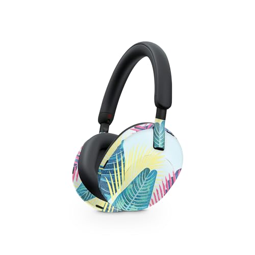 Image of MightySkins Glossy Glitter Skin Compatible with Sony WH-1000XM5 Headphones - Summer Vibes | Protective, Durable High-Gloss Glitter Finish | Easy to Apply