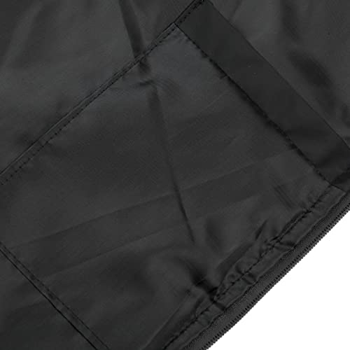 YOUTHUP Herren Steppweste mit Kapuze Leicht Winterweste Outdoor Dicke Freizeit Gilet Ärmellos Jacke Sport Weste, Schwarz, M