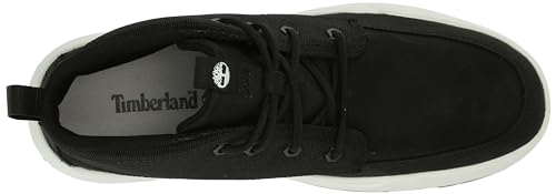 Timberland Timberland Men's Maple Grove Mid Lace Up Sneaker, Black Nubuck, 7 Wide