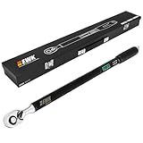 EWK 1/2-inch Drive Heavy-Duty Digital Torque Wrench with Angle 12.5-250 ft-lbs (17-340 Nm),...