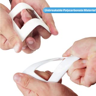 Miniatura 7 de (2 piezas) 15 Amp Decorator Receptáculo dúplex pared cubierta placa de toma de corriente, tamaño 1-Gang 4.50" x 2.75", policarbonato termoplástico