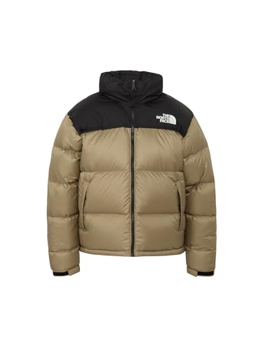 [ザ・ノース・フェイス] ダウン ジャケット Nuptse Jacket ブラック/クラシックカーキ XXLのサムネイル