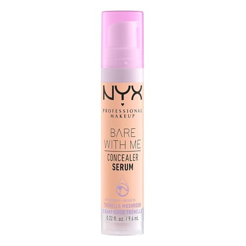 NYX Professional Makeup Bare with Me Sérum Corrector, Resultado natural, Hidratación y Cobertura Media, Tono: Vanilla, 9,6ml