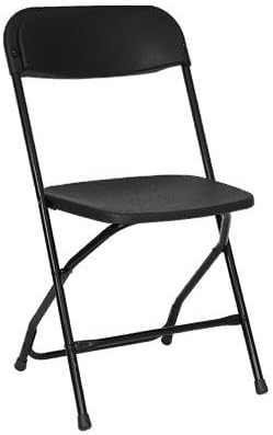 Pre Sales 2185 Plastic Folding Chair - Black Pack of 10