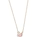 SWAROVSKI Dazzling Swan Necklace Rose Gold/Rose Gold Shiny Plating One Size