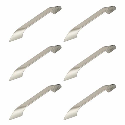 Image of LAPO 6 Piece Drawer Handle for Kitchen, 6.5 Inch Cabinet Handles for Wardrobe, Pulls for Cupboard, Almirah, Pooja Mandir (160mm, Satin Matt Finish, 3 Years Warranty) Twist