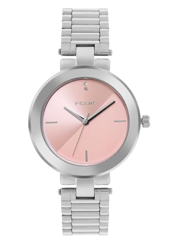 FCUK Analog Pink Dial Womens Watch-FK00039D (B0CQ1Z94P7) Amazon Price History, Amazon Price Tracker