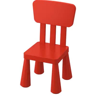 Ikea Mammut Polypropylene Plastic Indoor/Outdoor Children'S Chair cover
