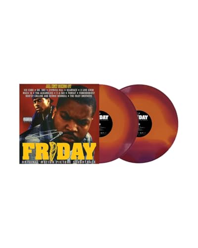 Friday (Original Motion Picture Soundtrack) Red Orange Haze 2LP Vinyl, Ice Cube