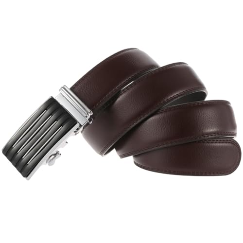 Genuine Leather Belts for Men Luxury Business Casual Strap Male Metal Automatic Buckle2