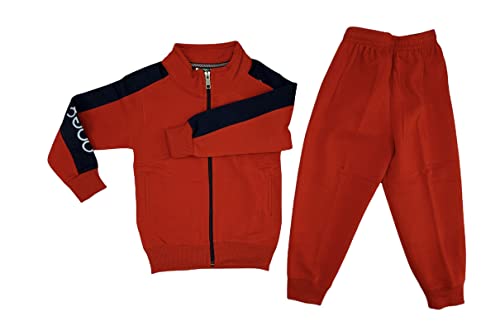 Image of Boys' Woolen Tracksuit | Winter Jacket & Trouser Set | Warm & Cozy Full Sleeve Outfit for Kids (1-14 Years) | Winter Wear for Boys