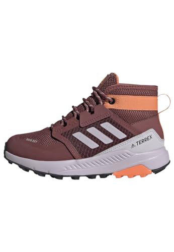 adidas Terrex Trailmaker Mid RAIN.RDY Hiking Shoes Wanderschuhe, Burgundy/Silver...