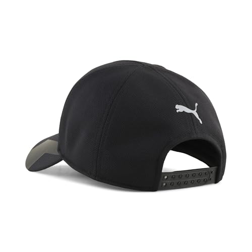Image of PUMA | Scuderia Ferrari Youth 5 Panel Baseball Cap Black