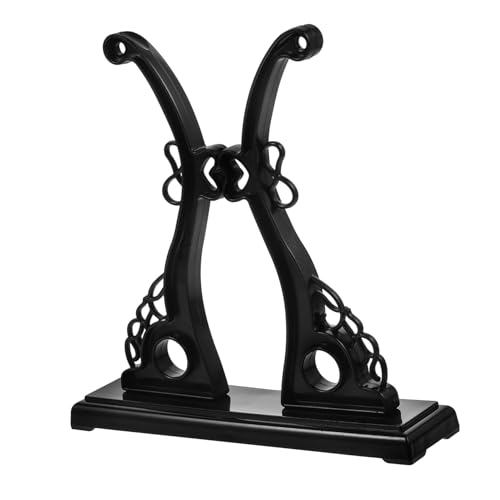 DECOMELODY Soporte para Abanico Redondo Clásico Base Resistente para Exhibición de Ventiladores de Mano Soporte Decorativo Compacto para Decoración del Hogar para Mesa o Escritorio