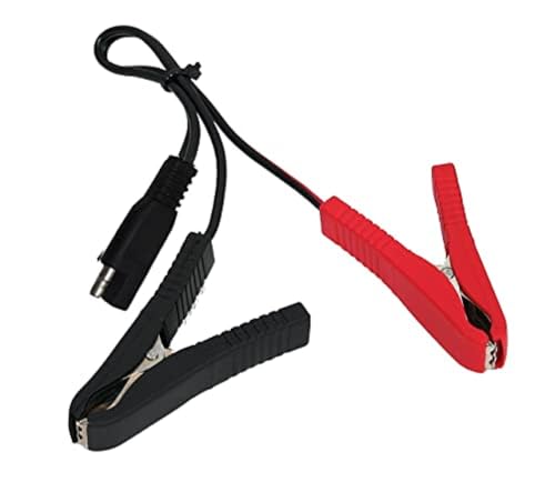 BC Battery Controller 8059070587012 Batterieanschlusskabel mit isolierten Klemmen für Batterieladegeräte, Black