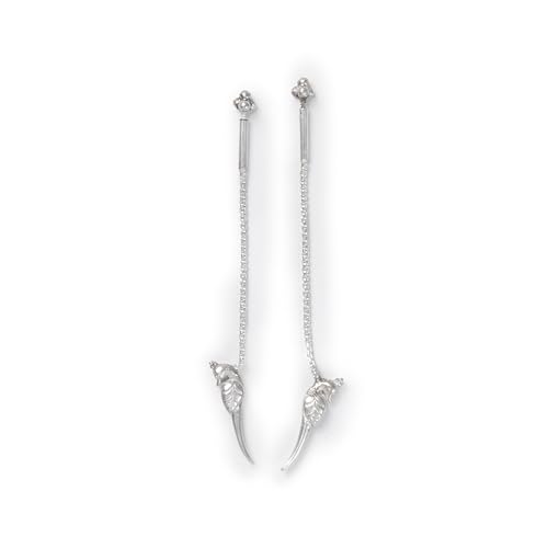 Image of Quirksmith 925 Sterling Silver Bugadi Earrings /Helix Piercing Studs with 925 Stamp And Certificate Of Authenticity /Gift for women
