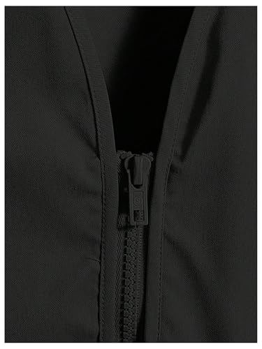 OYOANGLE Men's Sleeveless V Neck Zip Up Cargo Vest Letter Patched Flap Pocket Vest Coat Outerwear4