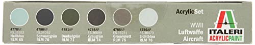 Italeri 436AP 510000436 - Acryl Set WWII Luftwaffe Flugzeug, 20 ml (6er Pack) – Bild 4