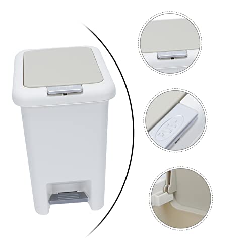 Caneca de basura rectangular con pedal Happyyami 1.43 lb miniatura 7