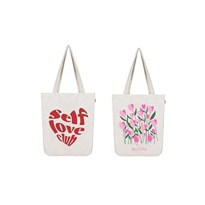 Ecoright Canvas Tote Bags for Women with Zip, College Bag for Girls, 100% Organic Cotton Tote Bag for Shopping, Travel & beach bags for women