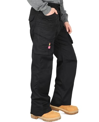 BOCOMAL Men's Stretch Tactical FR Cargo Pants Relaxed Boot Cut Lightweight Ripstop Water & Flame...