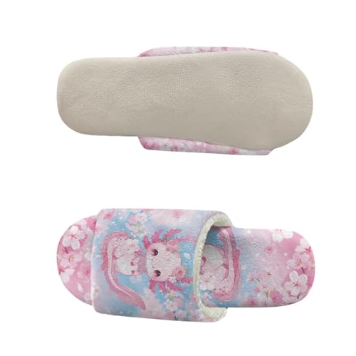 chaqlin Soft Indoor Open Toe Cotton Slippers Non-slip Sole Lightweight Cute House Slippers Home Shoes3