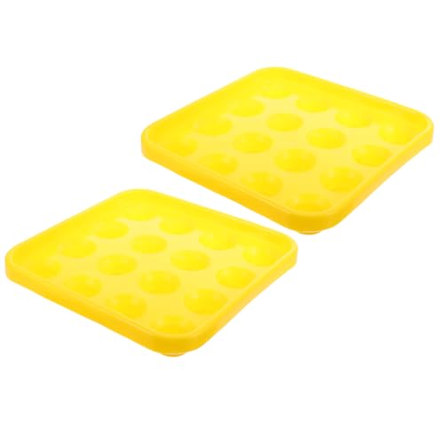 Abaodam Billiard Storage Tray 2pcs Plastic Pool Balls Tray Snooker Ball Holder Home Game Room Stable