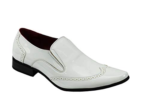 XPOSED London - Mocasines para Hombre, Color Blanco, Talla 44