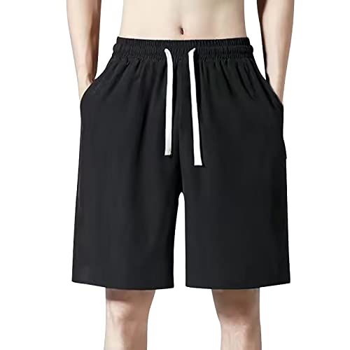 Angxiwan Kurze Hosen Herren Sport Shorts Weich Laufhose Schnelltrocknend Trainingshose Sommer Stoffâ€¦ – Miniatur