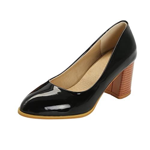 Zapatos de tacón alto para mujer, tacón de bloque, cómodos, informales, zapatos de novia, zapatos de boda, zapatos descalzos, sandalias suaves y festivas, zapatos casuales, zapatos de tacón, zapatos