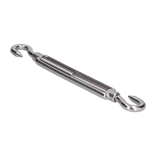 JTLB Tensor de Cable, Gancho de Acero Inoxidable 304, con Ajuste Elástico y Fijación, para Vela de Sombra, Unión y Tensado (M4) miniatura 4