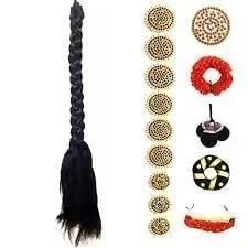 Traditional Bharatanatyam & wedding Hair Accessories Set Indian Bridal And Dance Hair styles set.(KB:00159)-image-39