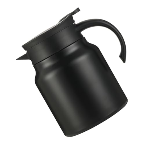 GRIRIW Insulated Stainless Steel Water Kettle Handheld Hot Water Bottle for Home Office Camping Stylish Design Temperature Retaining for Tea Coffee