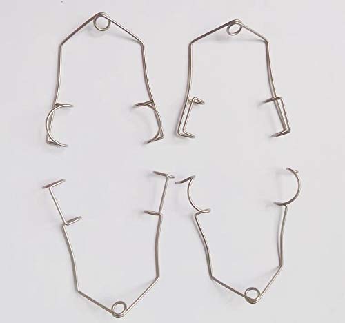 4 pcs Stainless Steel Barraquer Eye Speculums Wire Blades Ophthalmic Eye Instrument