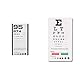 NCD Medical/Prestige Medical 3908 Pocket Eye Chart & 3909 snellen pocket eye chart