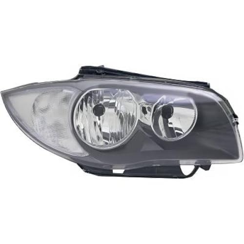 Faro delantero derecho H7 para BMW 1 2009-2012 con óptica halógena de alta claridad