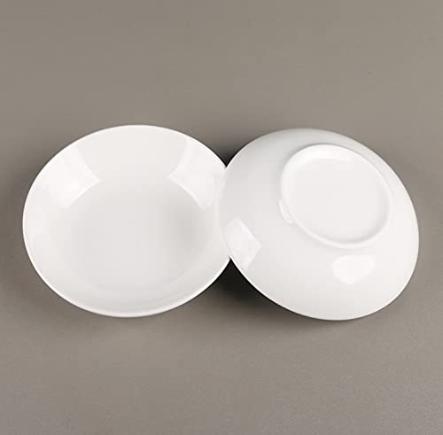 10PCS Round Porcelain Watercolor Paint Palette,Round Ceramic Artist Paint Palette Container Dish for Painting