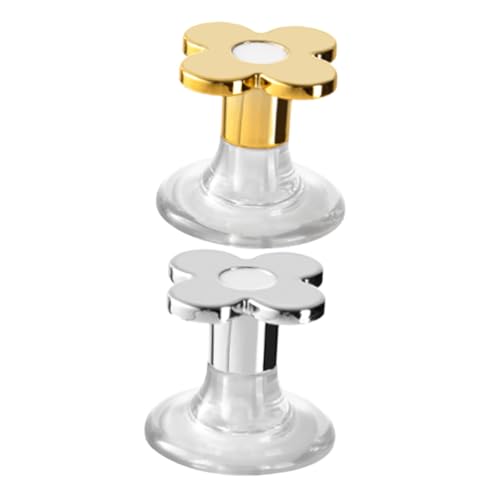 Kisangel 2個 トイレ水タンクボタン 製 押しやすいプッシュ式 交換用パーツ バスルーム用 耐久性と 性確保