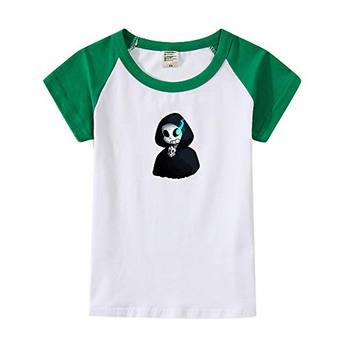 Unisex Infantiles Camisetas ImpresiÓN Undertale Remeras Patchwork Túnica Cuello Redondo Mangas Cortas Camisas Cómodo Poleras Ocasionales