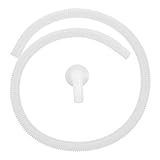 ARTSEWPLY Manguera Flexible de Drenaje para Aire Acondicionado con Accesorio de Tubo de Vinilo Transparente para Unidades de Ventana y Split con Anillo de Goma Antipérdida de Agua Compatible