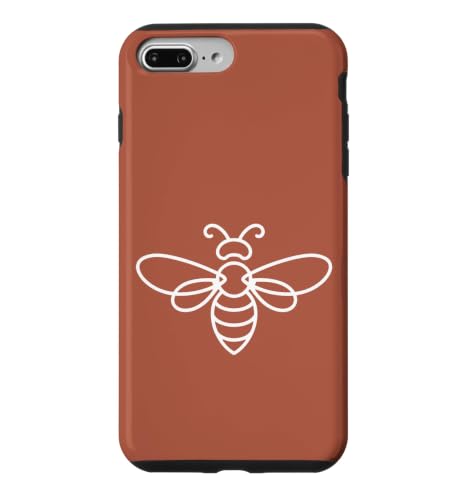 �V���v���ȃn�`�̃V���G�b�g�A�[�g�B �X�}�z�P�[�X iPhone 7 Plus/8 Plus �p