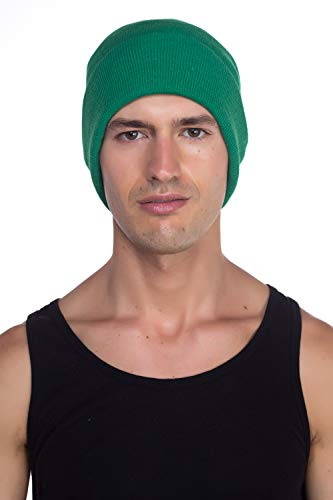 Image of Top Level Beanie Men Women - Unisex Cuffed Plain Skull Knit Hat Cap