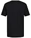 Nautica Boys' Short Sleeve J-Class Logo Crew Neck T-Shirt, Soft, Comfortable, Relaxed Fit, J-Class Black, 8